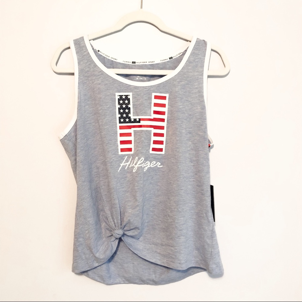 NWT Tommy Hilfiger Patriotic Flag Tank Top